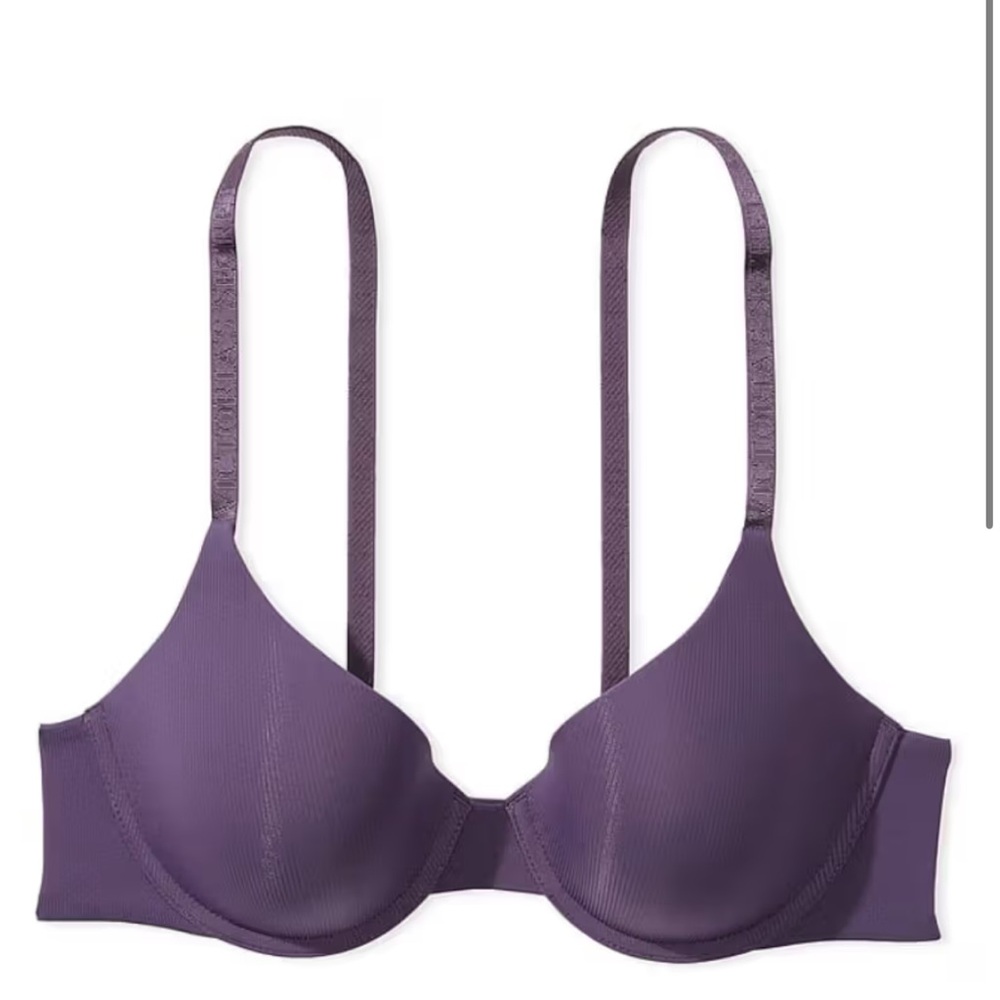 Victoria Secret The T-shirt Lightly Lined Micro-Rib Demi Bra - Sz 34 DDD